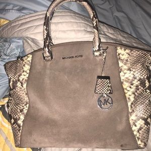 Large Suede Micheal Kors Purse